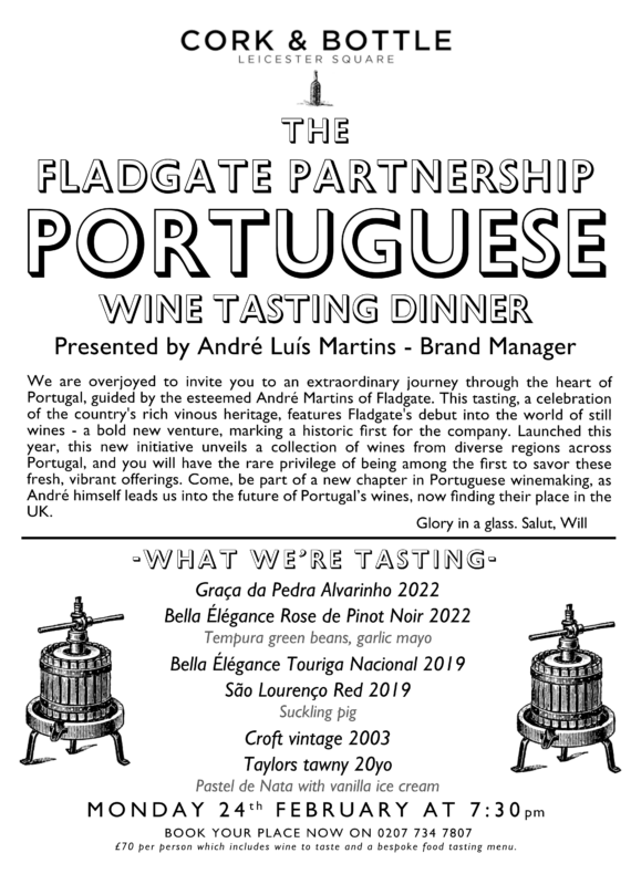 PORTUGUESE - WINE TASTING TICKET 24/02/2025